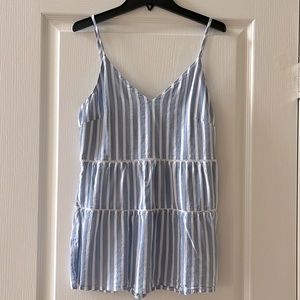 Old Navy Tiered Striped Sleeveless Cami Top, Size Small